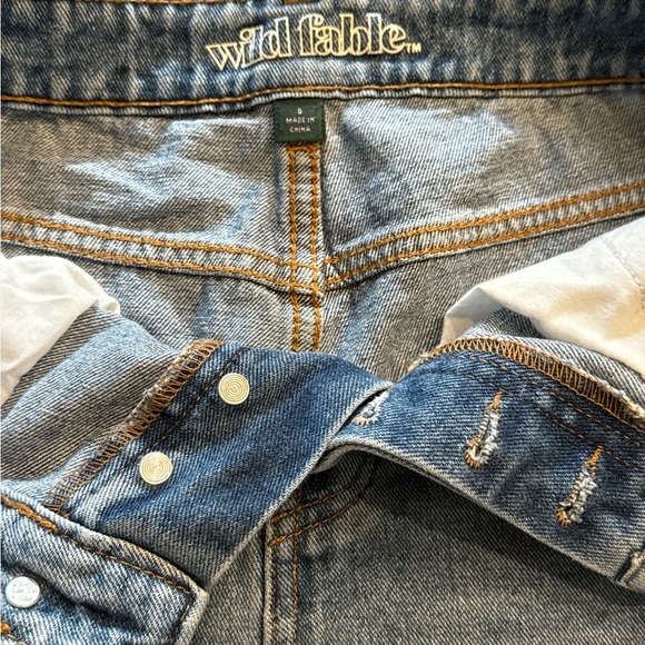 Distressed Denim Cut-Off Shorts - Picture 3 of 4